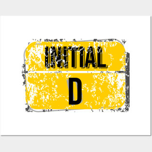 For initials or first letters of names starting with the letter D Posters and Art